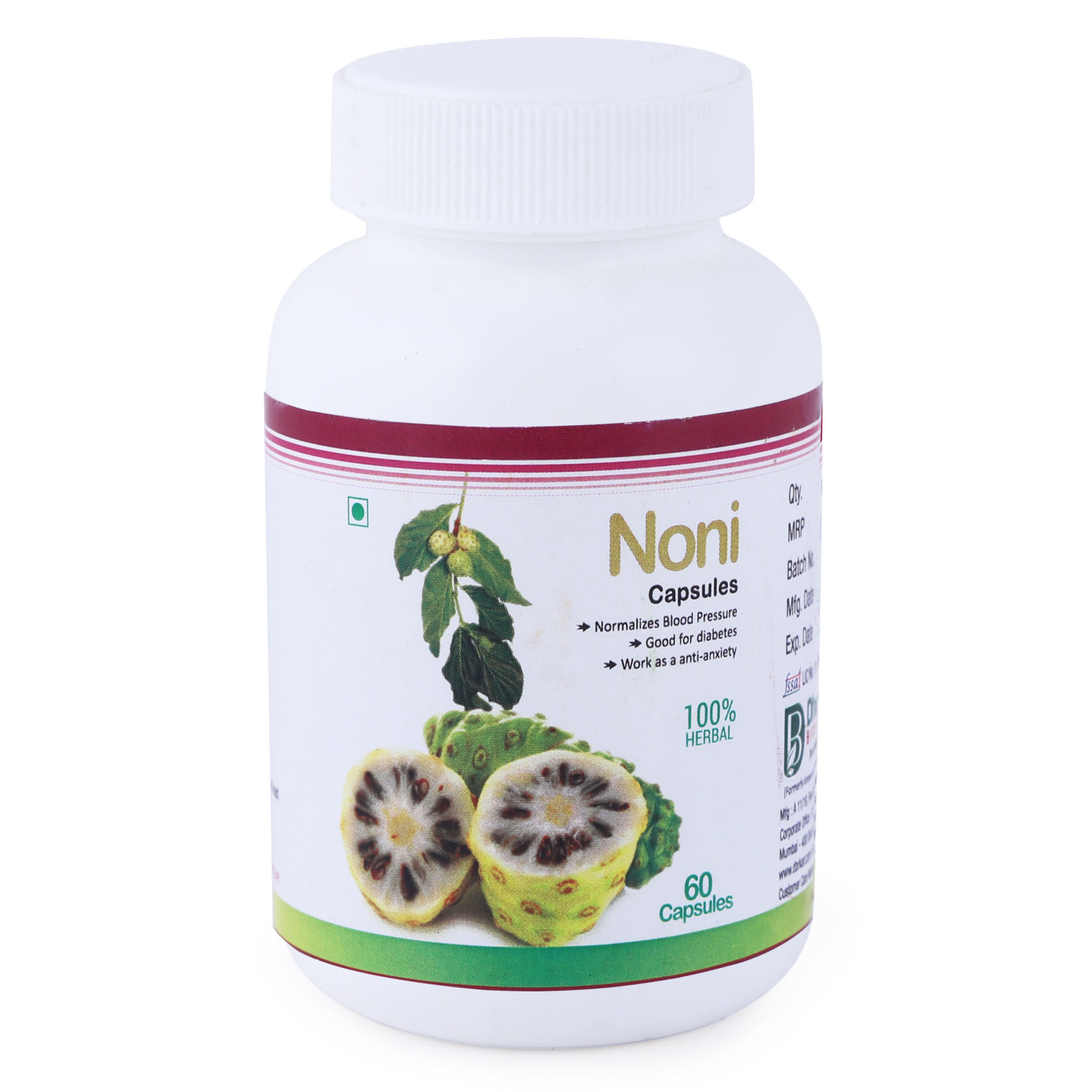 NONI CAPSULES by Dhanwantri Bioremedies Pvt Ltd Stevifit